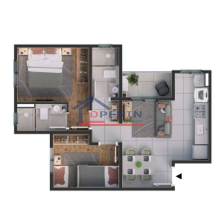 Imagem Apartamento com 2 Quartos à Venda, 48 m² em Residencial Parati - São Carlos
