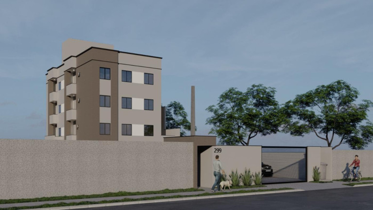 Imagem Apartamento com 3 Quartos à Venda, 59 m² em Cidade Jardim - São José Dos Pinhais