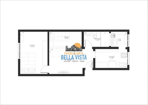 Imagem Apartamento com 1 Quarto à Venda, em República - São Paulo Imagem Apartamento com 1 Quarto à Venda, em República - São Paulo