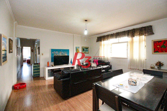 Apartamento com 3 Quartos à Venda, 136 m² em José Menino - Santos