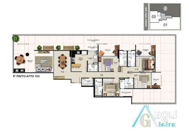 Imagem Apartamento com 4 Quartos à Venda, 265 m² em Praia Do Morro - Guarapari