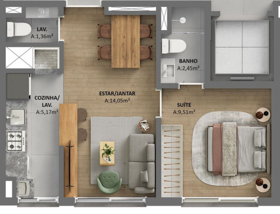Imagem Apartamento com 1 Quarto à Venda, 59 m² em Rio Branco - Porto Alegre Imagem Apartamento com 1 Quarto à Venda, 59 m² em Rio Branco - Porto Alegre