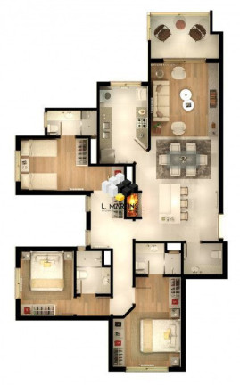 Imagem Apartamento com 3 Quartos à Venda, 104 m² em Centro - Gramado Imagem Apartamento com 3 Quartos à Venda, 104 m² em Centro - Gramado