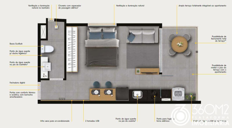 Imagem Apartamento com 1 Quarto à Venda, 30 m² em Jardim - Santo André Imagem Apartamento com 1 Quarto à Venda, 30 m² em Jardim - Santo André