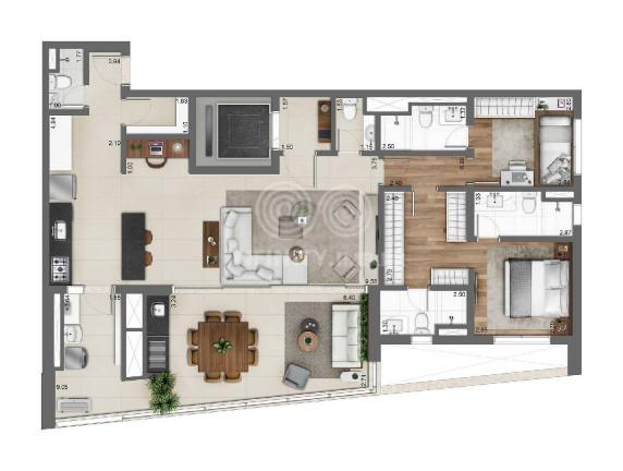 Imagem Apartamento com 3 Quartos à Venda, 131 m² em Brooklin Paulista - São Paulo