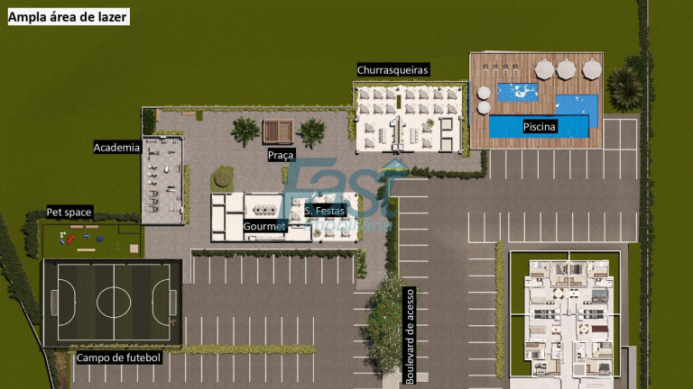 Imagem Apartamento com 3 Quartos à Venda, 65 m² em Santa Rosa - Cuiabá