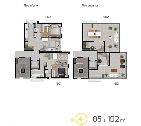 Imagem Apartamento com 1 Quarto à Venda, 42 m² em Jardim Botânico - Porto Alegre