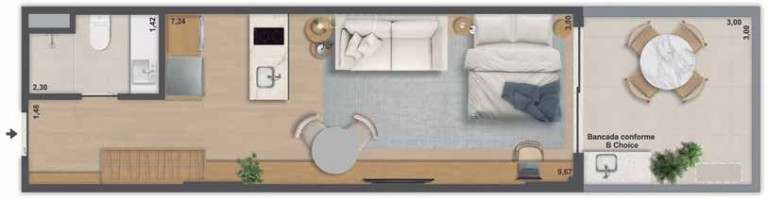 Imagem Imóvel com 1 Quarto à Venda, 34 m² em Ipanema - Rio De Janeiro