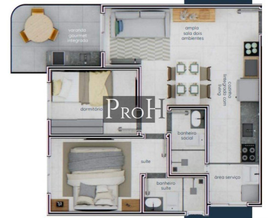 Imagem Apartamento com 2 Quartos à Venda, 48 m² em Campestre - Santo André Imagem Apartamento com 2 Quartos à Venda, 48 m² em Campestre - Santo André