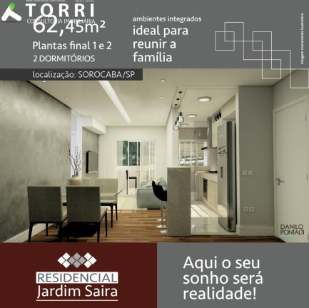 Imagem Apartamento com 1 Quarto à Venda, 43 m² em Jardim Saira - Sorocaba Imagem Apartamento com 1 Quarto à Venda, 43 m² em Jardim Saira - Sorocaba