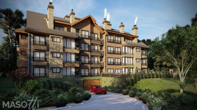 Apartamento com 2 Quartos à Venda, 824 m² em Bavária - Gramado