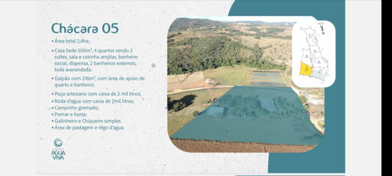 Imagem Chácara com 2 Quartos à Venda, 24.000 m² em Gameleira De Goiás