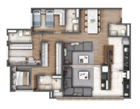 Imagem Apartamento com 4 Quartos à Venda, 120 m² em Ipiranga - São Paulo