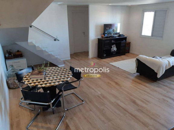 Imagem Cobertura com 3 Quartos à Venda ou Locação, 164 m² em Vila Guiomar - Santo André