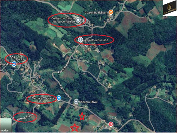 Imagem Imóvel com 3 Quartos à Venda, 48.000 m² em Bairro Retiro - Campo Magro