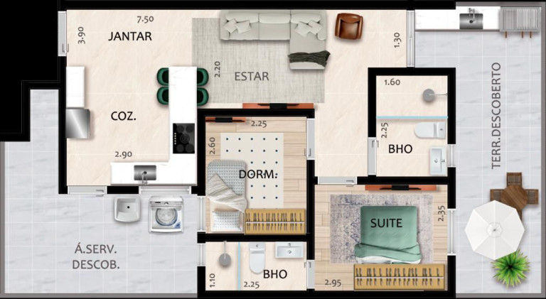 Imagem Apartamento com 2 Quartos à Venda, 68 m² em Vila Curuçá - Santo André Imagem Apartamento com 2 Quartos à Venda, 68 m² em Vila Curuçá - Santo André