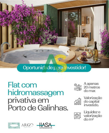 Imagem Flat com 1 Quarto à Venda, 36 m² em Merepe - Ipojuca