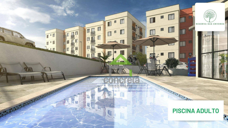 Apartamento com 2 Quartos à Venda, 48 m² em Roselandia - Cotia