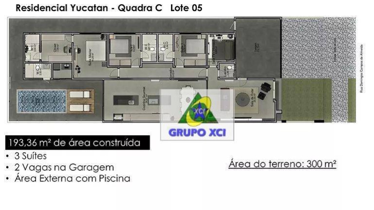 Imagem Casa com 3 Quartos à Venda, 193 m² em Parque Brasil 500 - Paulínia Imagem Casa com 3 Quartos à Venda, 193 m² em Parque Brasil 500 - Paulínia