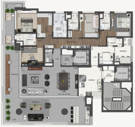 Imagem Apartamento com 4 Quartos à Venda, 248 m² em Vila Nova Conceição - São Paulo Imagem Apartamento com 4 Quartos à Venda, 248 m² em Vila Nova Conceição - São Paulo