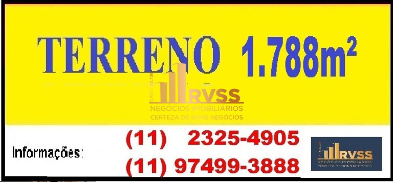 Imagem Terreno para Alugar, 1.788 m² em Taboão - São Bernardo Do Campo Imagem Terreno para Alugar, 1.788 m² em Taboão - São Bernardo Do Campo