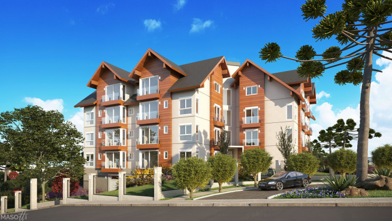 Apartamento com 2 Quartos à Venda, 8.047 m² em Bavária - Gramado