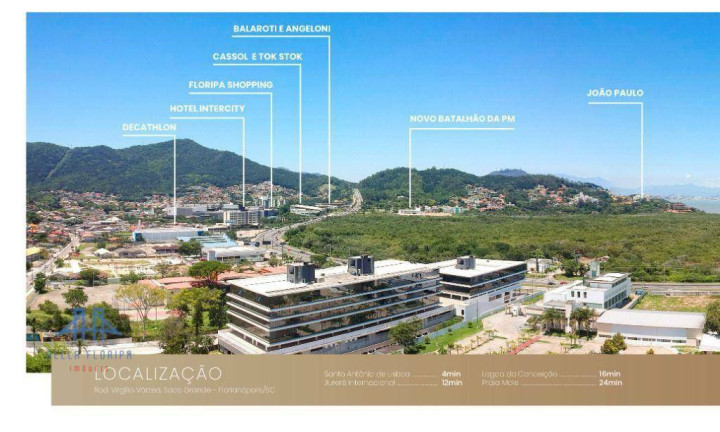 Imagem Apartamento com 3 Quartos à Venda, 98 m² em Saco Grande - Florianópolis