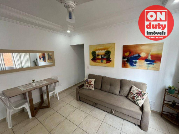 Imagem Apartamento com 1 Quarto à Venda, 55 m² em Astúrias - Guarujá