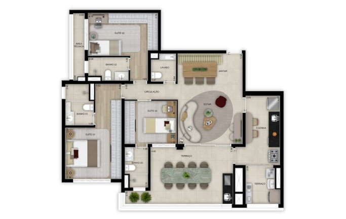 Imagem Apartamento com 3 Quartos à Venda, 97 m² em Santo Amaro - São Paulo Imagem Apartamento com 3 Quartos à Venda, 97 m² em Santo Amaro - São Paulo