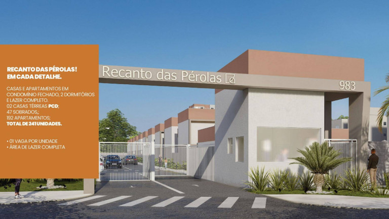Apartamento com 2 Quartos à Venda,  em Jardim Santa Esmeralda - Hortolândia