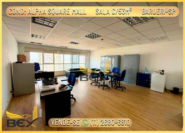 Sala Comercial à Venda, 53 m² em Alphaville Conde Ii - Barueri