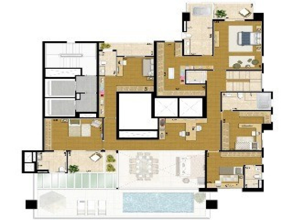 Imagem Apartamento com 4 Quartos à Venda, 326 m² em Jardim Anália Franco - São Paulo