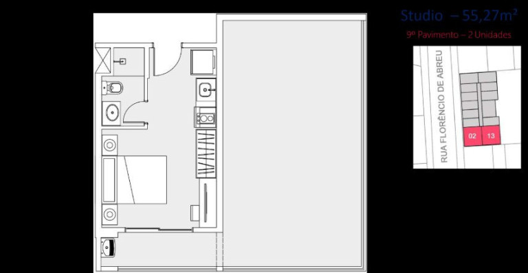Imagem Studio com 1 Quarto à Venda, 23 m² em Centro - São Paulo