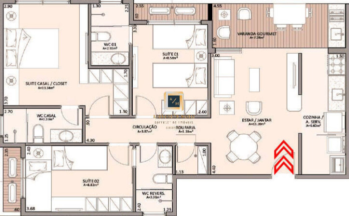 Imagem Apartamento com 1 Quarto à Venda, 38 m² em Meireles - Fortaleza Imagem Apartamento com 1 Quarto à Venda, 38 m² em Meireles - Fortaleza