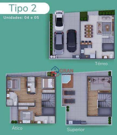 Imagem Sobrado com 3 Quartos para Alugar, 191 m² em Santa Felicidade - Curitiba