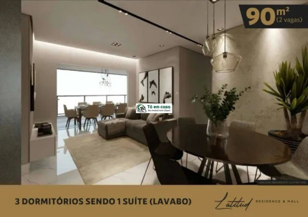 Imagem Imóvel com 2 Quartos à Venda, 90 m² em Condomínio Residencial Colinas Do Paratehy - São José Dos Campos