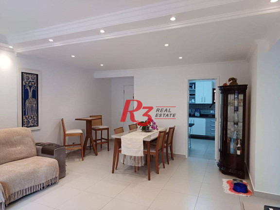 Apartamento com 3 Quartos para Alugar, 110 m² em Barra Funda - Guarujá