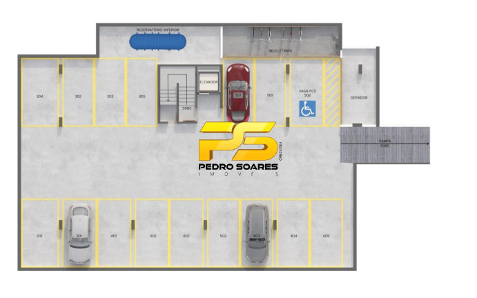 Apartamento com 2 Quartos à Venda, 74 m² em Bessa - João Pessoa