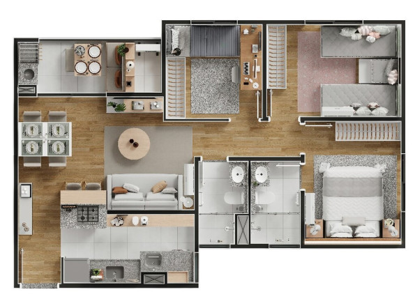 Imagem Apartamento com 2 Quartos à Venda, 64 m² em Bonfim - Campinas Imagem Apartamento com 2 Quartos à Venda, 64 m² em Bonfim - Campinas