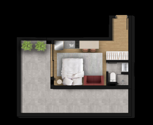 Imagem Apartamento com 1 Quarto à Venda, 42 m² em Brooklin Paulista - São Paulo Imagem Apartamento com 1 Quarto à Venda, 42 m² em Brooklin Paulista - São Paulo
