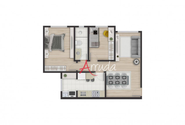 Imagem Apartamento com 2 Quartos à Venda, 64 m² em Pioneiros Catarinenses - Cascavel