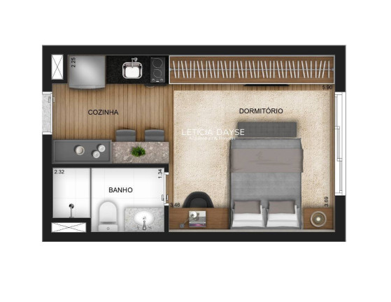 Imagem Apartamento com 1 Quarto à Venda,  em Carrão - São Paulo