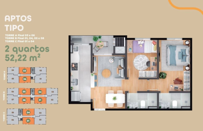 Imagem Apartamento com 2 Quartos à Venda, 90 m² em Hauer - Curitiba Imagem Apartamento com 2 Quartos à Venda, 90 m² em Hauer - Curitiba
