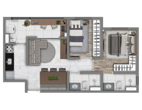 Imagem Apartamento com 3 Quartos à Venda, 55 m² em Vila Maria - São Paulo Imagem Apartamento com 3 Quartos à Venda, 55 m² em Vila Maria - São Paulo