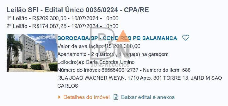 Apartamento com 2 Quartos à Venda, 47 m² em Jardim América - Sorocaba