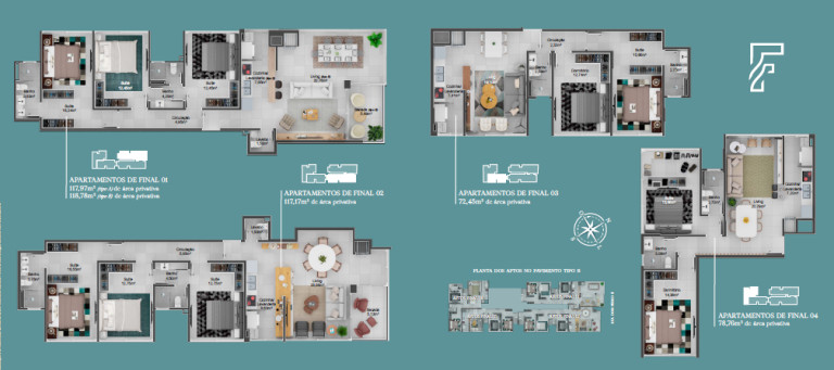 Imagem Apartamento com 3 Quartos à Venda, 117 m² em Praia Grande - Torres Imagem Apartamento com 3 Quartos à Venda, 117 m² em Praia Grande - Torres