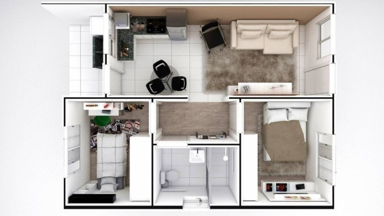 Imagem Casa de Condomínio com 2 Quartos à Venda, 60 m² em Jardim Guarujá - Sorocaba Imagem Casa de Condomínio com 2 Quartos à Venda, 60 m² em Jardim Guarujá - Sorocaba