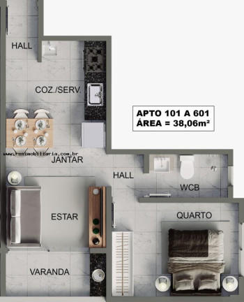 Imagem Apartamento com 2 Quartos à Venda, 53 m² em Bessa - João Pessoa Imagem Apartamento com 2 Quartos à Venda, 53 m² em Bessa - João Pessoa