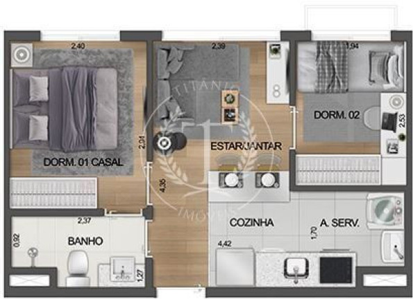 Imagem Apartamento com 2 Quartos à Venda, 33 m² em Indianópolis - São Paulo