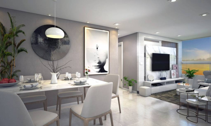 Imagem Apartamento com 2 Quartos à Venda, 71 m² em Guilhermina - Praia Grande